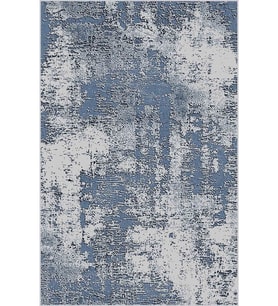 Eliana Home Baskılı, Yıkanabilir Kaymaz Taban Salon Halısı LNA0451 100x150 cm (Mavi)