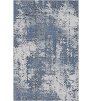 Eliana Home Baskılı, Yıkanabilir Kaymaz Taban Salon Halısı LNA0451 100x150 cm (Mavi)
