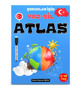 Çocuklar İçin YAZ-SİL ATLAS