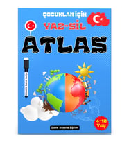 Çocuklar İçin YAZ-SİL ATLAS