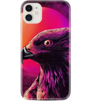 Apple iPhone 11 12 13 Mini Kılıf Desemli Silikon Red Eagle 1752