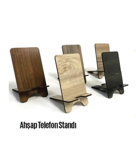 Ahşap Telefon Tutucu