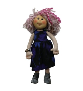 e38 EL İŞÇİLİĞİ KIZ ÇOCUĞU DEKOR BEBEK 33 cm - 6027