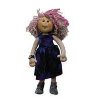 e38 EL İŞÇİLİĞİ KIZ ÇOCUĞU DEKOR BEBEK 33 cm - 6027