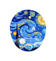 Van Gogh Temalı Ay Çiçekleri Bilek Destekli Kaymaz Buruşmaz Kırılmaz Mouse Pad (Çok Renkli)