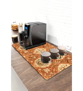 Valerine Life Barista Kahve Barı Matı 40x90cm Espresso Makinesi Çaycı Altlığı Koala Kahve