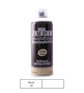 Artdeco Akrilik Sprey Boya 400 ML Mat Beyaz M060