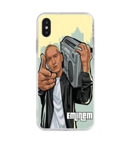 Iphone X ve XS Uyumlu Eminem Tasarımlı Şeffaf Telefon Kılıfı