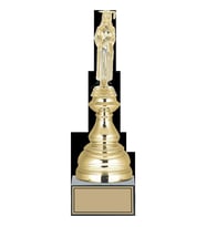 ODAK KUPA - Figürlü Kupalar - Mezuniyet Kadın Figürlü Kupalar FG-023 A - 32 cm