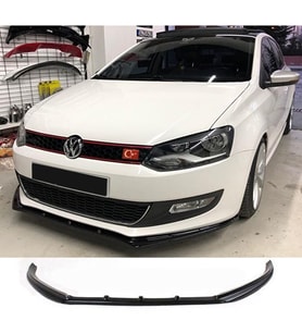 Vw Polo Mk5 Ön Lip Parlak Siyah Plastik Ön Ek Karlık 2009 - 2017 karlık+bodykit+ek