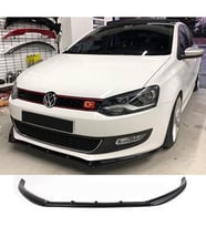Vw Polo Mk5 Ön Lip Parlak Siyah Plastik Ön Ek Karlık 2009 - 2017 karlık+bodykit+ek