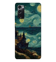 Samsung Galaxy S20 FE Uyumlu Van Gogh Tasarımlı Şeffaf Telefon Kılıfı