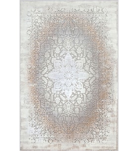 Eliana Home Baskılı, Yıkanabilir Kaymaz Taban Salon Halısı LNA0778 100x150 cm (Krem)