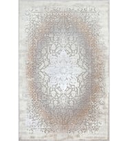 Eliana Home Baskılı, Yıkanabilir Kaymaz Taban Salon Halısı LNA0778 100x150 cm (Krem)