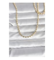 Mey İthalat® CM 14K Gold Renk Top Zincirli Model 60 cm Kadın Kolye