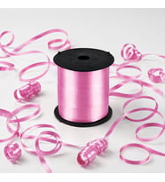 Pembe Renkli Rafya Şerit Kurdele Rabant Balon Hediye Paketi İpi Süsleme Şeridi 8mm x 200mt