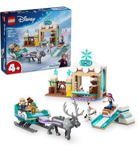 LEGO Disney Frozen Anna’nın Kızak Macerası 43256-4 Yaş ve Üzeri Çocuklar için Yaratıcı Oyuncak Yapım (Çok Renkli)