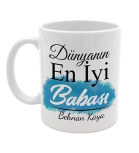 Babalar Gününe Özel Tasarım Kişiye Özel Kupa