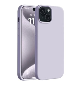 Iphone 15 Kılıf First Silikon - Lila