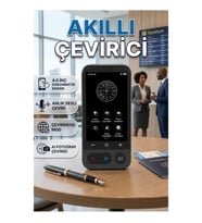 4.0 İnç Dokunmatik Ekranlı Akıllı Çeviri Cihazı 139 Dil Destekli Sesli ve Fotoğraflı Çevirmen
