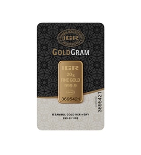 20 gr 999.9 IAR Gram Külçe Altın