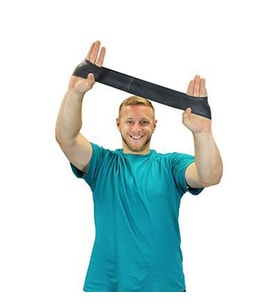 CanDo® Egzersiz Bandı Exercise Band Loop 76cm Siyah X-Sert 10-5255
