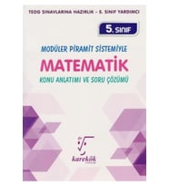 Karekök Yayınları Karekök 5. Sınıf Modüler Piramit Sistemiyle Matematik Konu Anlatım (Çok Renkli)