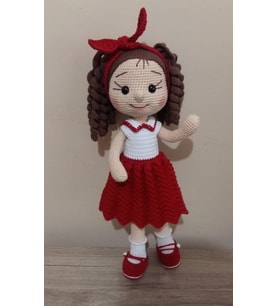 Nisa Bebek Amigurumi Organik Oyuncak