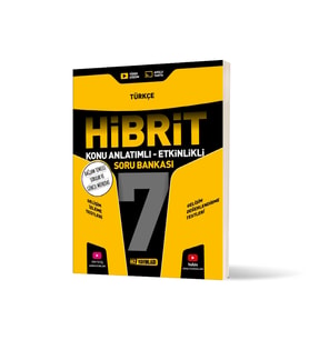 Hız 7. Sınıf Hibrit Türkçe Soru Bankası-Bağlam Temelli Sorular ve Maarif Müftedat