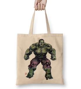 Hulk Mad Roar Marvel Superhero Power Bruce Bez Çanta Uzun Saplı