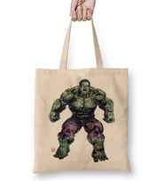 Hulk Mad Roar Marvel Superhero Power Bruce Bez Çanta Uzun Saplı