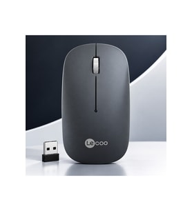 Lecoo WS214 Kablosuz Mouse Gri USB Alıcılı Optik Bilgisayar Faresi