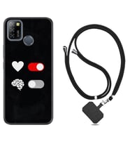 INFINIX Smart 4 5 6 Zero 8 S5 Pro Kılıf Boyun Askılı Silikon Love Brain 1722