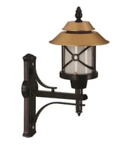 AVONNI BAP-68049-BSA-M1-OP Sarı/Siyah Boyalı Dış Mekan Aydınlatma E27 Aluminyum Polikarbon Cam 36x30cm