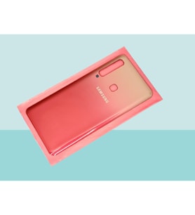 Samsung Galaxy A9 A920 2018 Uyumlu Arka Kapak Batarya Kapağı - KIRMIZI
