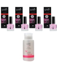 Kalyon Acı Cila 4 Adet+Pompalı Aseton 200Ml (Krem)