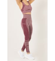 MioFit Active Euphoria Seamless Yüksek Bel Gym Tayt (Antik Bordo)
