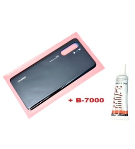 Huawei Uyumlu P30 PRO Arka Kapak Batarya Pil Kapağı (CAM+B-7000) SİYAH