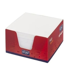 Kraf Küp Blok 8X8Cm Beyaz Not Kağıdı - 2 adet