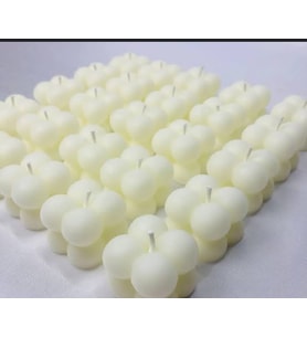 Bubble Mini 25 Adet Beyaz Düğün,Nişan,Söz için Hediyelik