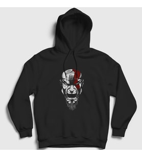 Presmono Unisex Siyah Rage Kratos God Of War Kapüşonlu Sweatshirt 410741tt