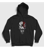 Presmono Unisex Siyah Rage Kratos God Of War Kapüşonlu Sweatshirt 410741tt
