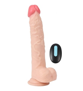 Jeff Swaying Uzaktan Kumandalı 10 Modlu Titreşimli 23 Cm Realistik Penis