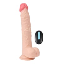 Jeff Swaying Uzaktan Kumandalı 10 Modlu Titreşimli 23 Cm Realistik Penis