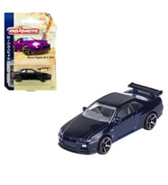 Majorette 1:64 Japan Series Premium Arabalar Nissan Skyline GT-R (R34) Diecast Model Araba 212051029