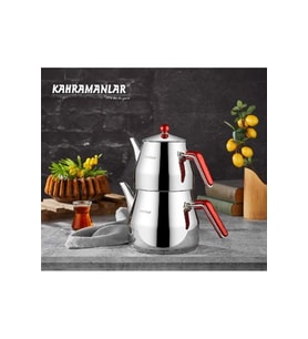 Kahramanlar KAH 1025 Prizma Orta Boy Çaydanlık (Gri)