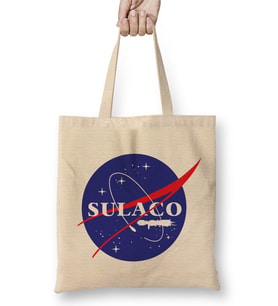 Sulaco NASA Logo Aliens Bez Çanta Uzun Saplı
