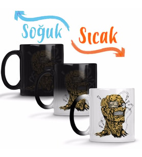 Monster 1 Sihirli Kupa Bardak Porselen