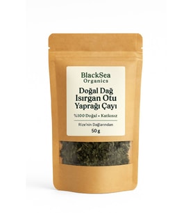 BlackSea Organics  Doğal Dağ Isırgan Otu Yaprağı Çayı (50 g)