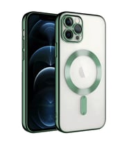 iPhone 13 Pro Kılıf Kross Magneticsafe Kapak - Koyu Yeşil